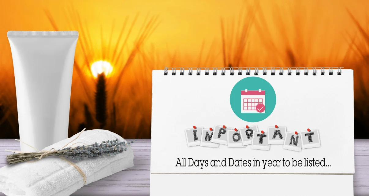 Important days and dates in year